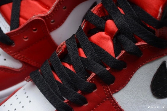 (W) Black Jordan High Satin 1 Retro CD0461-016 CD0461-016 Toe 0116